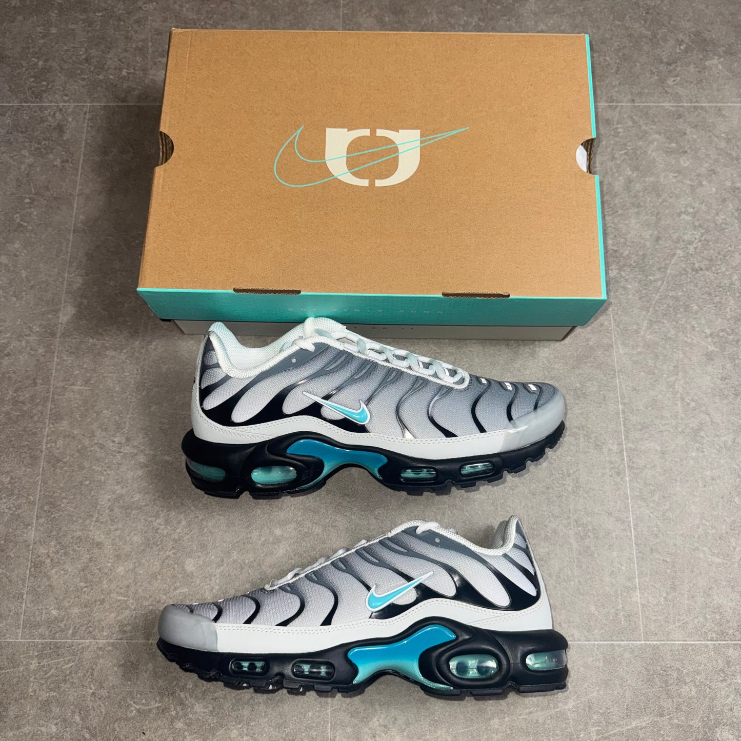 One Block Down x Nike Air Max Plus 'Reverse Pack - Clear Fog'
