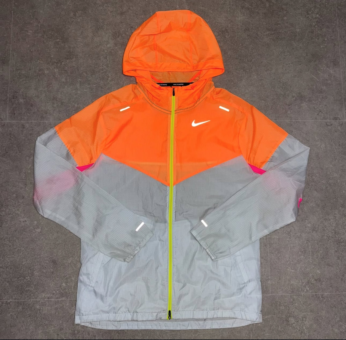 Nike Orange/ Pink Transparent Windrunner