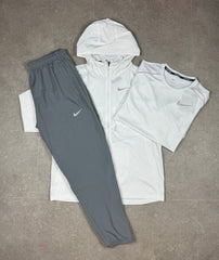 Nike 3 Piece Tracksuit White/Grey