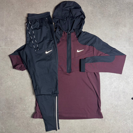 Nike Therma Sphere Maroon Tracksuit