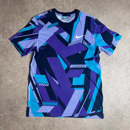 Nike Blue/Purple Physic Geometric Tee