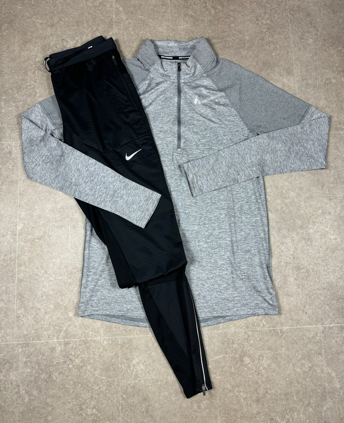 Nike Grey Element Halfzip + Black Phenoms