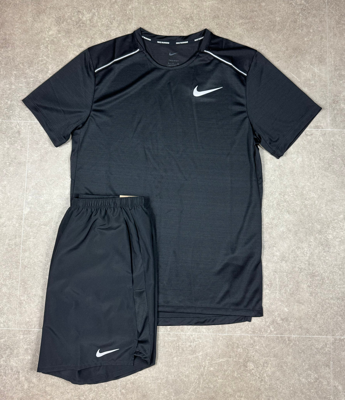 Black Nike Miler Challenger Set