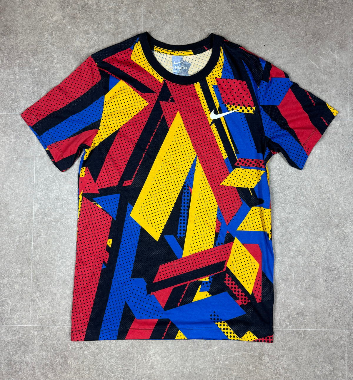 NIKE - GEOMETRIC JACQUARD DRI FIT TEE