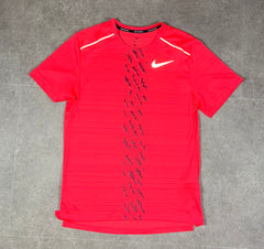 Red Nike Miler Bolt Tee