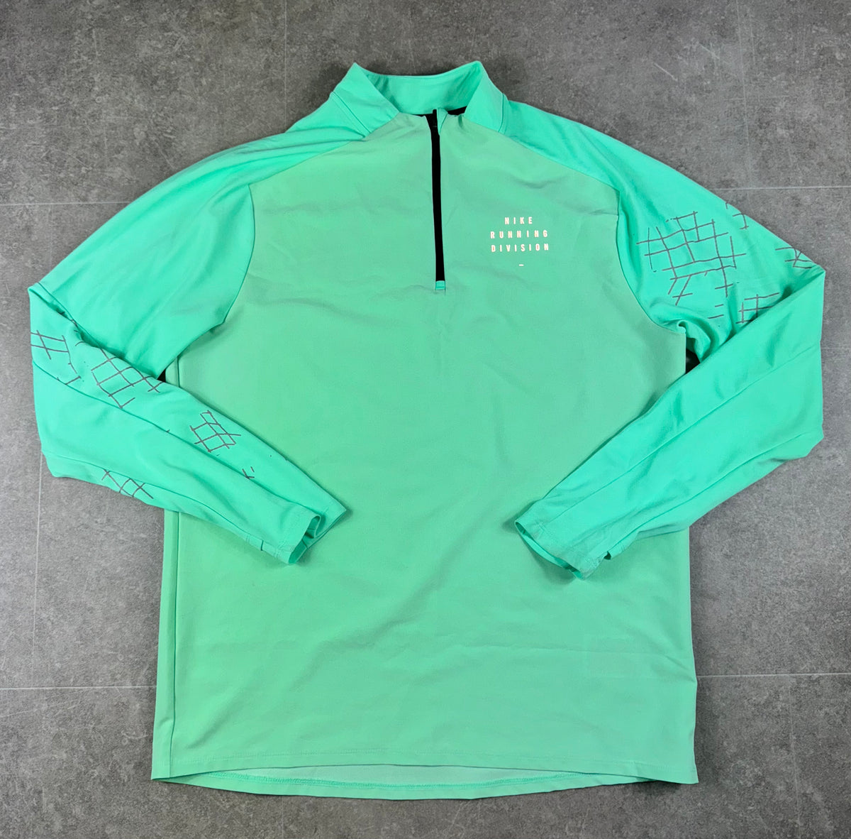 Nike Mint Running Division Halfzip