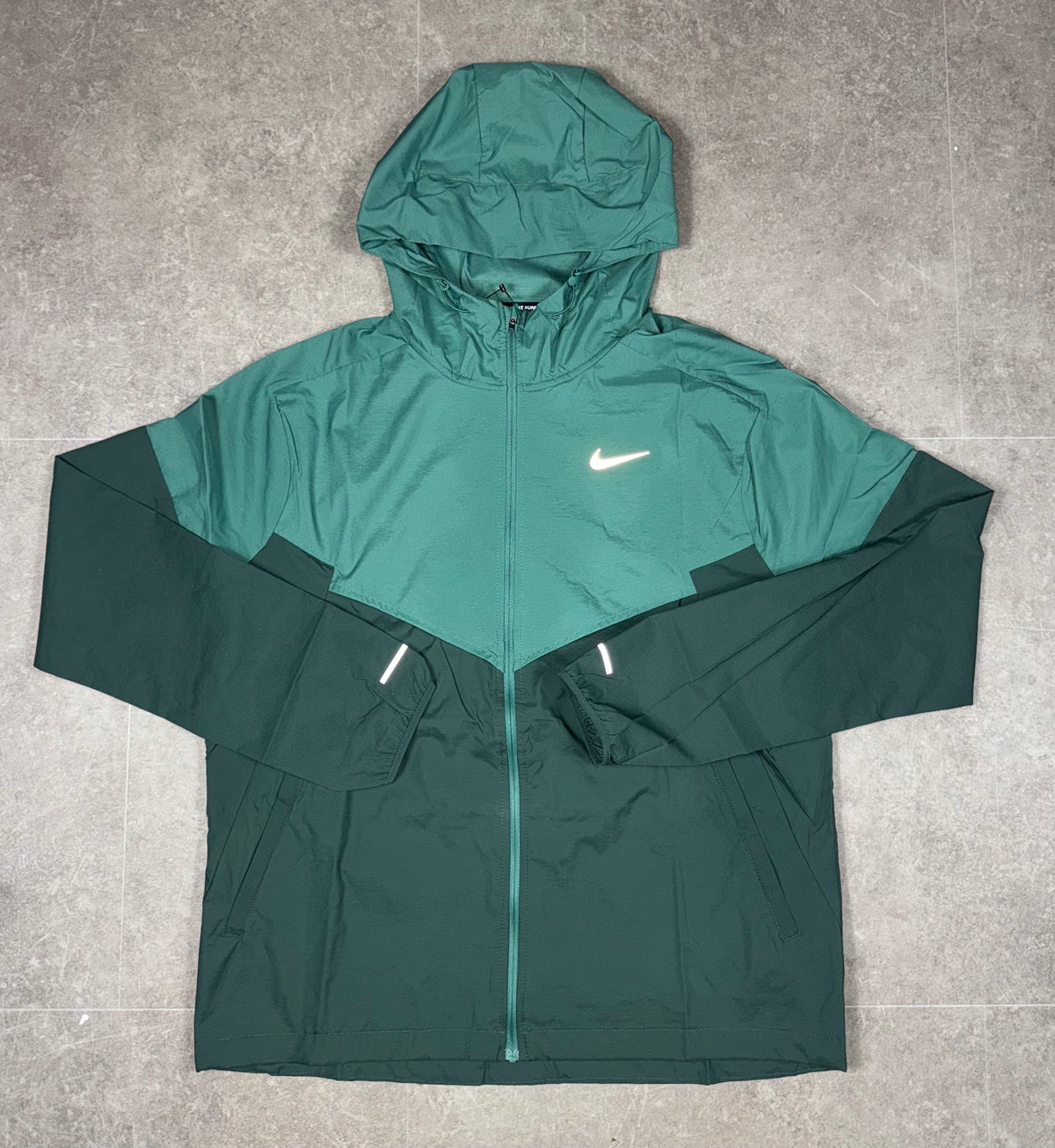 Vintage Green Nike Repel Windrunner