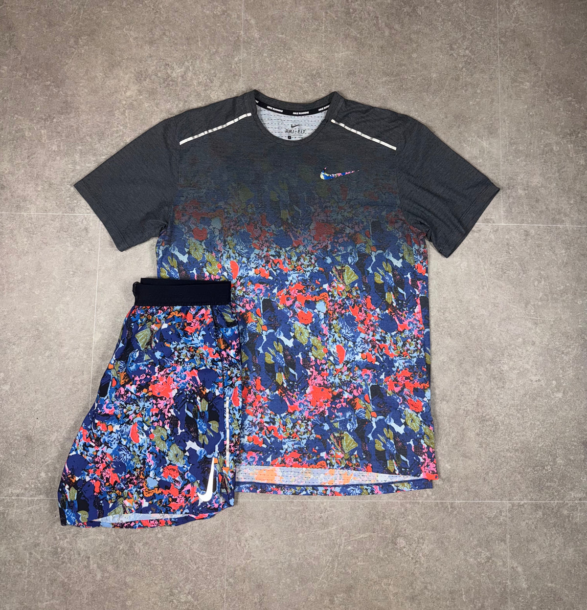 Floral Nike Miler Set