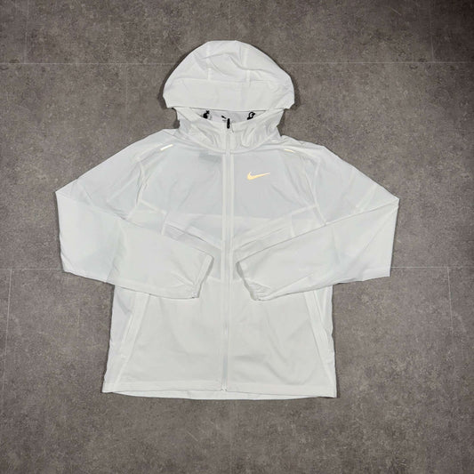 Nike White Running Repel Jacket